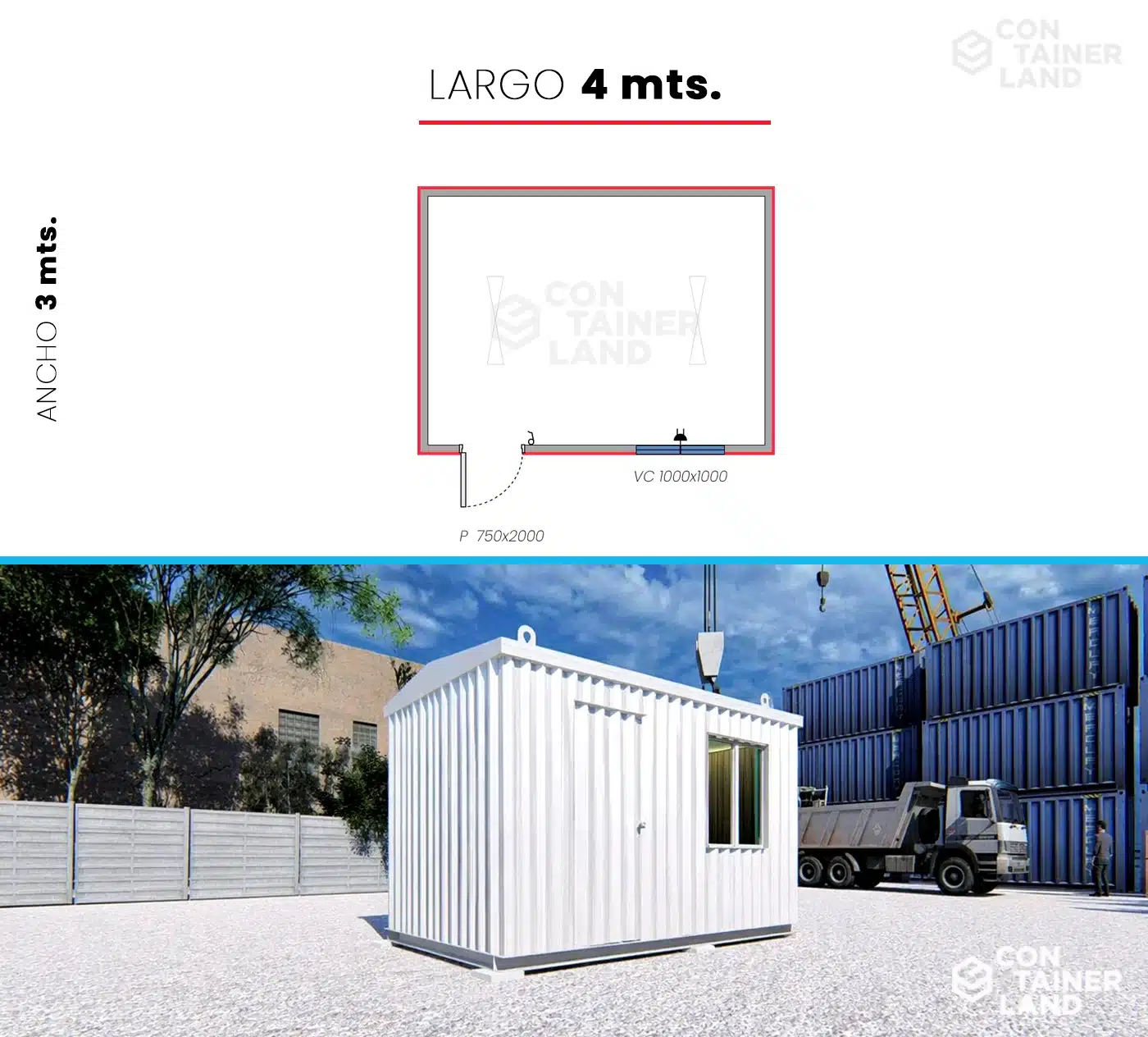 Oficina 12 M2 — Containerland