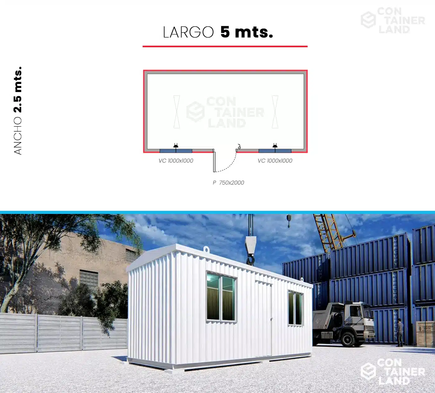 Oficina 12.5 M2 — Containerland