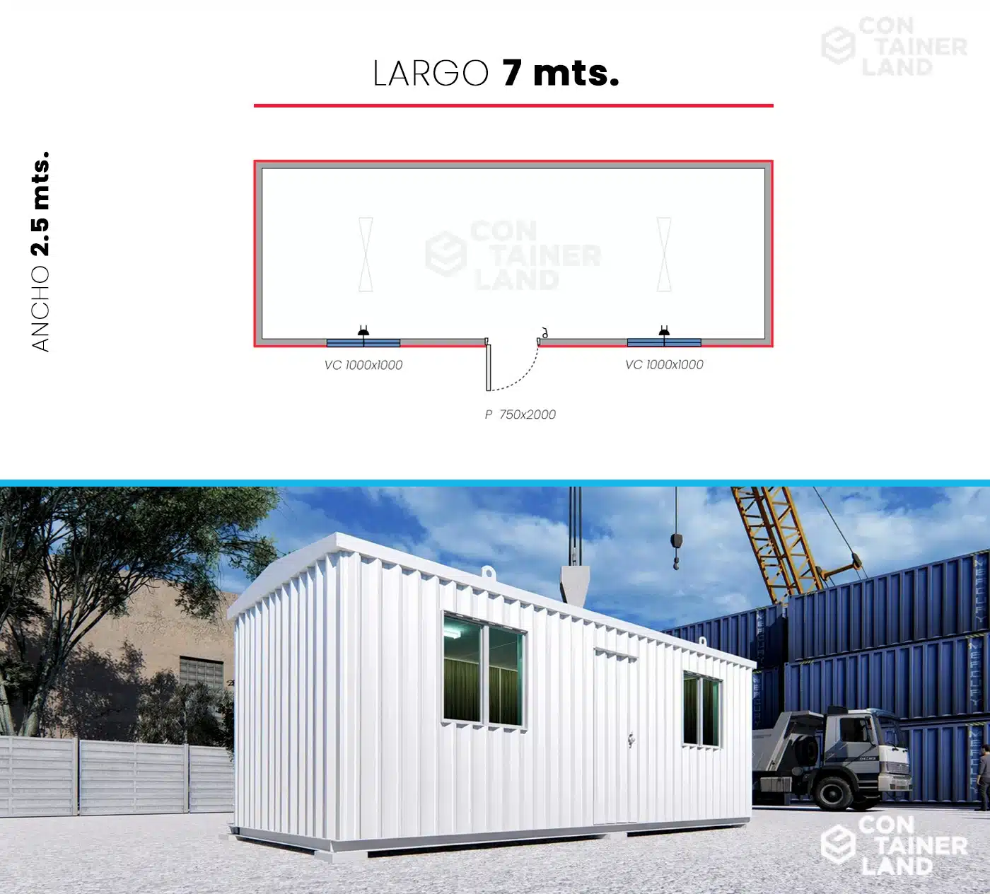 Oficina 17.5 M2 — Containerland
