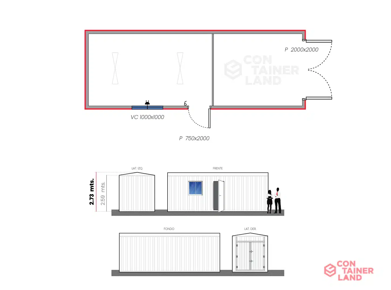 Oficina 17.5 M2 2 — Containerland