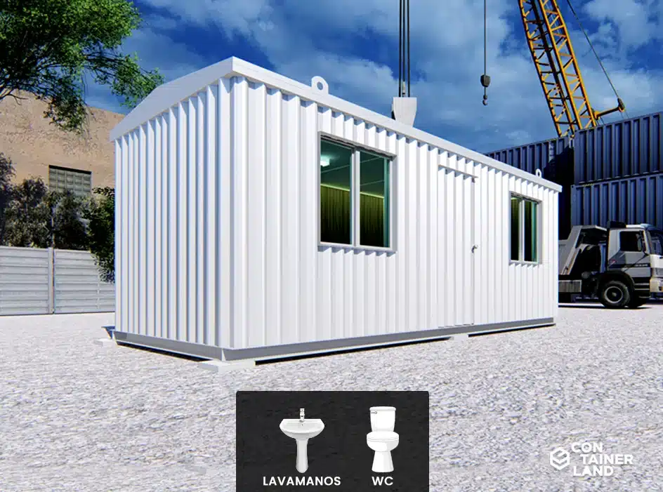 Oficina 20 M2 +Baño Simple 1 — Containerland