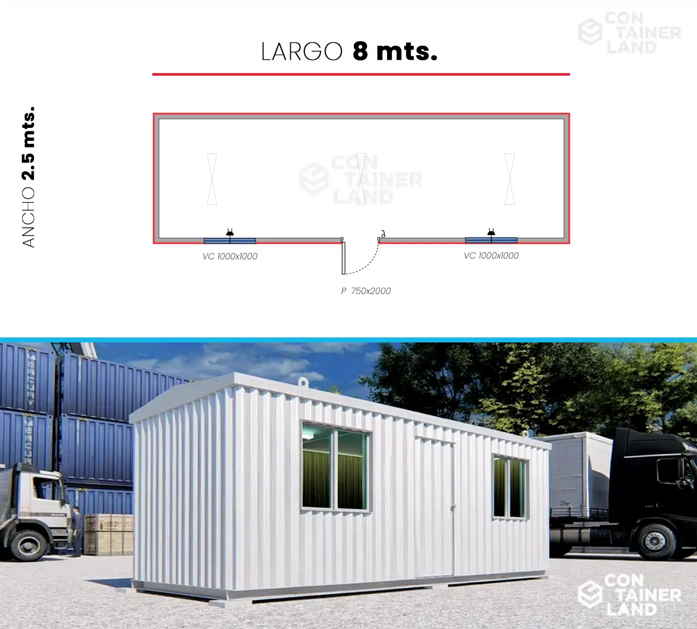 Oficina 20 M2 — Containerland