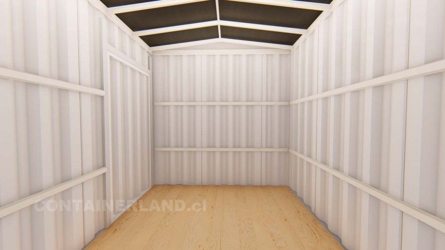 3 x 2,5 mts. |  7,5 M2  | 1 Puerta Lateral — Containerland