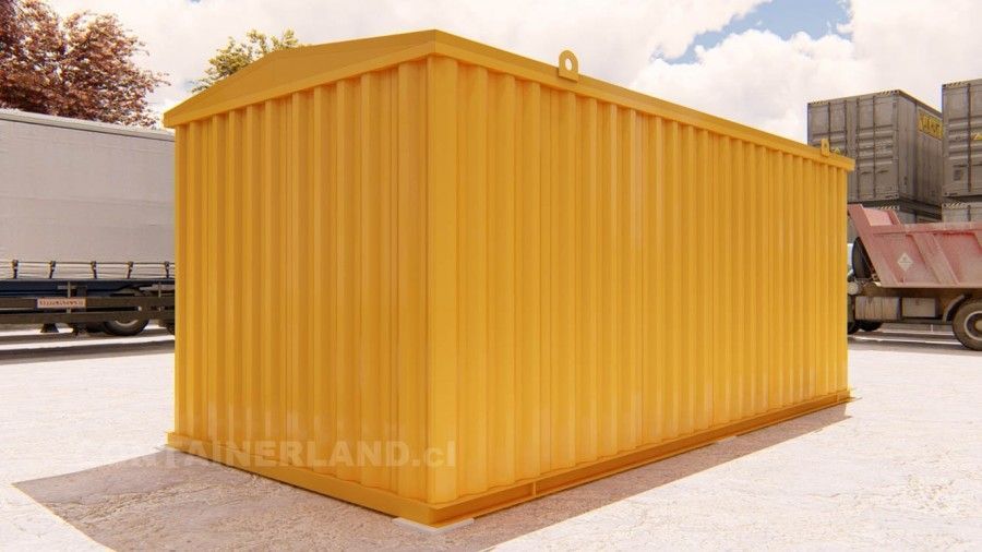 6 x 3 mts. | 18 M2 | 1 Portón Frontal 1 — Containerland