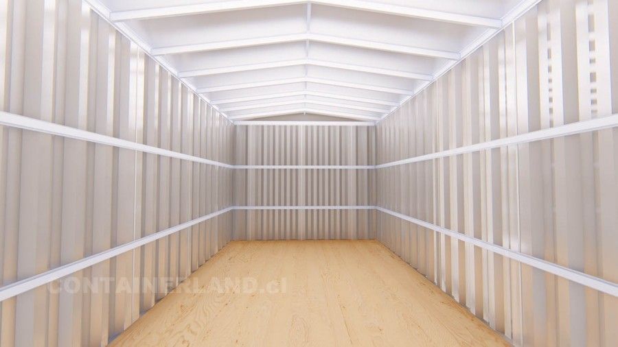 6 x 3 mts.  |  18 M2  | 1 Portón Frontal 3 — Containerland
