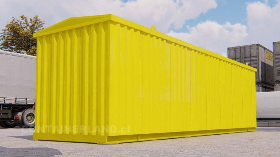 9 x 2,5 mts. |  22.5 M2  | 1 Portón Frontal — Containerland