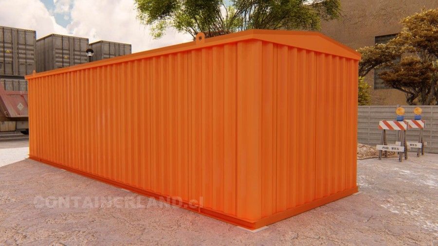 9 x 3 mts. | 27 M2 | 1 Portón Frontal 1 — Containerland