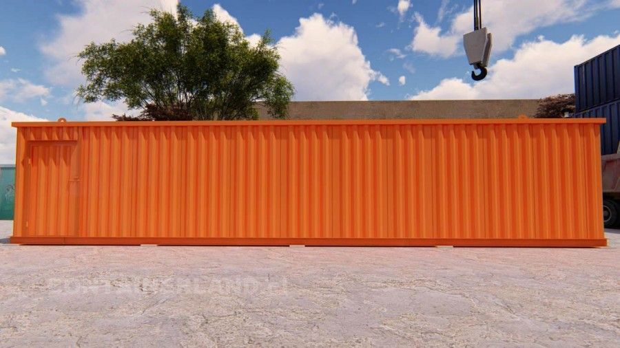 12 x 2,5 mts.  |  30 M2  |  2 Puertas 2 — Containerland