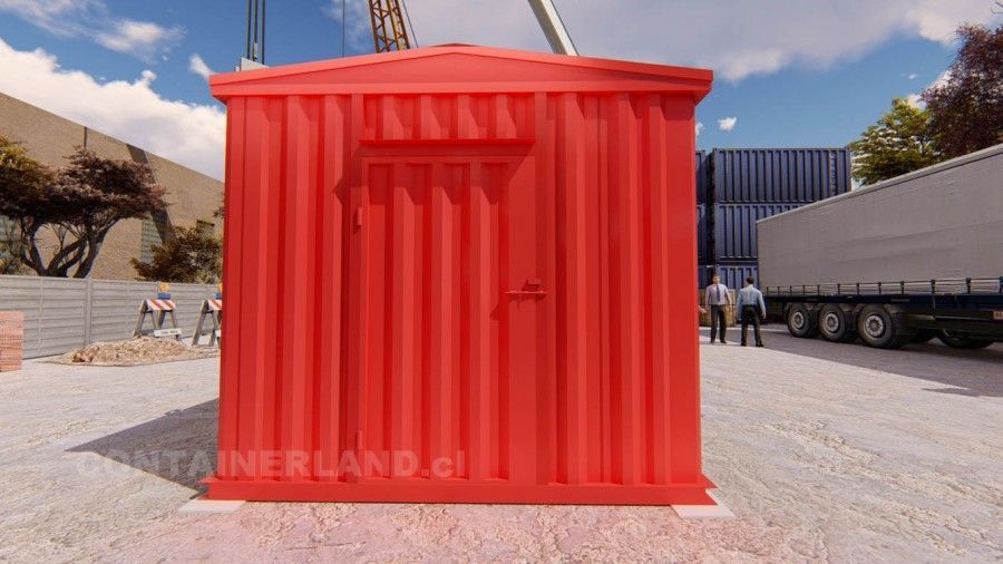 12 x 3 mts.  |  36 M2  | 1 Portón Frontal 4 — Containerland