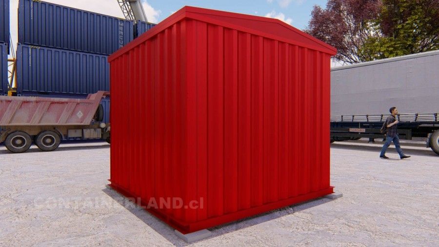 3 x 3 mts. |  9 M2  | 1 Portón Lateral 2 — Containerland