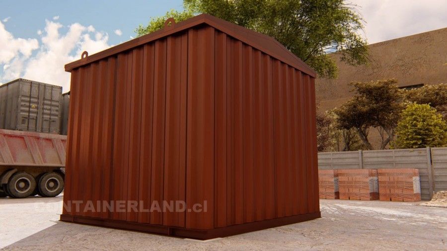 3 x 3 mts. | 9 M2 | 1 Portón Lateral 2 — Containerland