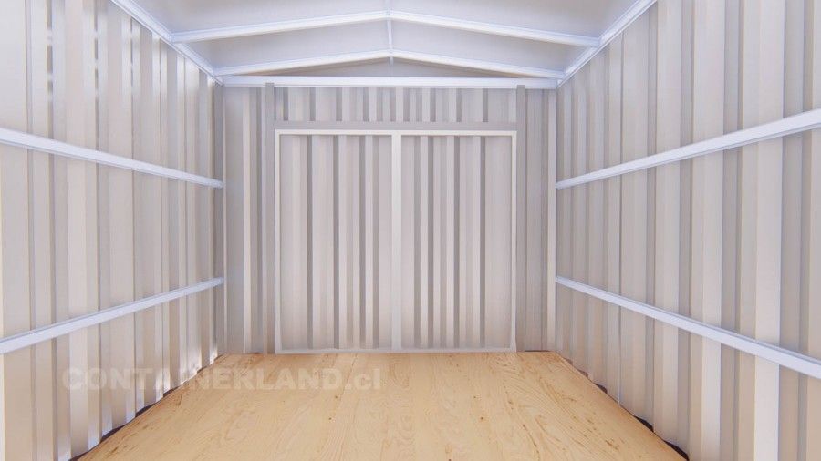 3 x 3 mts. |  9 M2  | 1 Portón Lateral 3 — Containerland