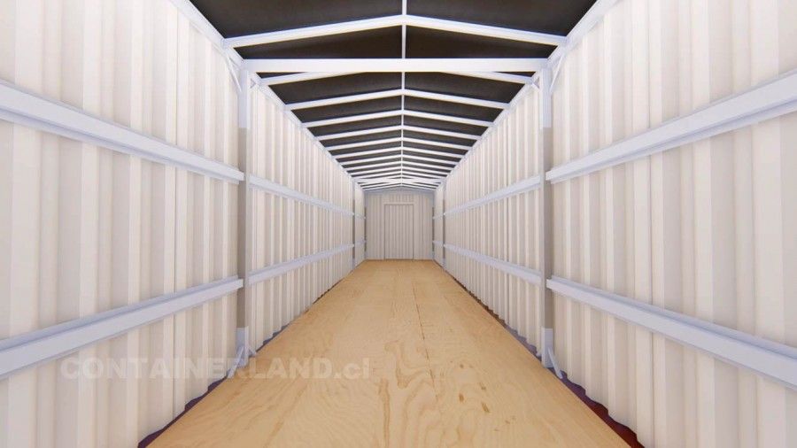 12 x 2,5 mts.  |  30 M2  | 1 Portón Lateral 2 — Containerland