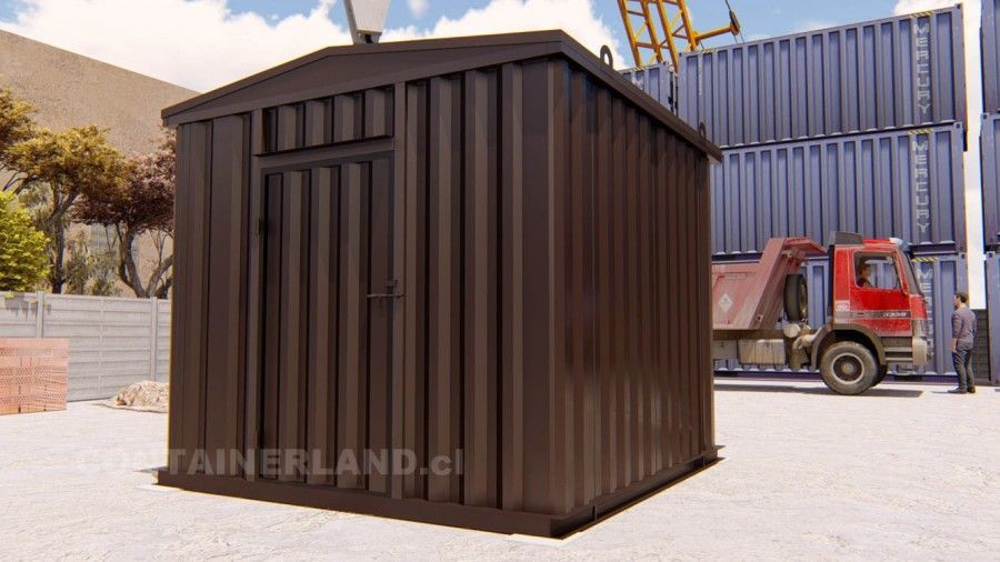 Caseta de 2.5 x 2 mts +Baño Simple — Containerland