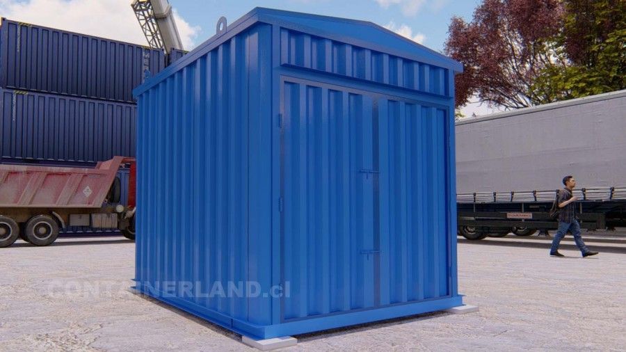 Caseta de 2.5 x 2 mts +Baño Simple 1 — Containerland