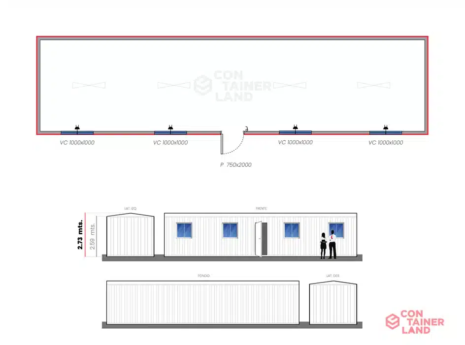20 pies | Usado 2 — Containerland
