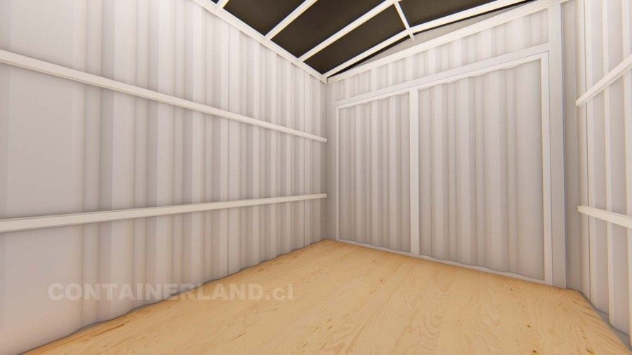3 x 2,5 mts. |   7,5 M2  | 2 Puertas 4 — Containerland