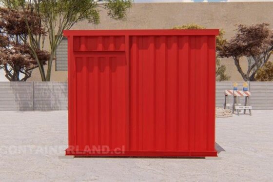9 M2  |  3 x 3 mts.  | 1 Portón
