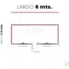 Oficina Containerland H1-625 6 x 2.5 mts