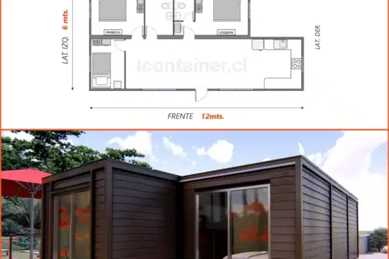 36 m2  |  12 x 3 mts.