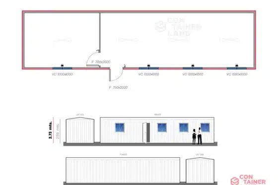 36 M2  |  2 Oficinas