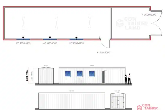 27,5 M2  |  Oficina con Bodega