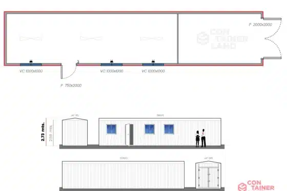 30 M2  |  Oficina con Bodega