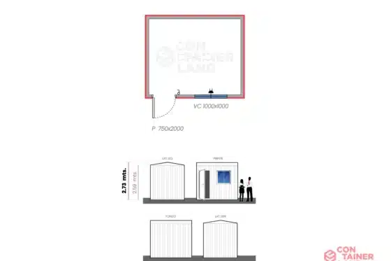 7,5 M2  |  Oficina