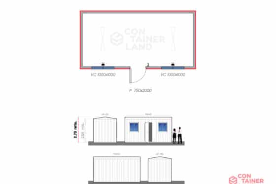 12,5 M2  |  Oficina