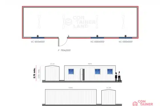 22,5 M2  |  Oficina