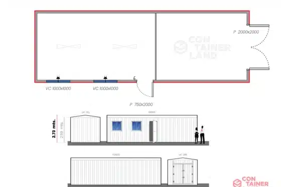 27 M2  |  Oficina con Bodega