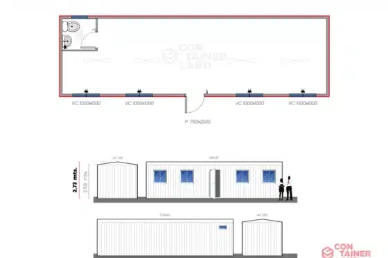 30 M2 | Oficina con Baño