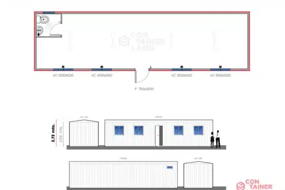33 M2 | Oficina con Baño
