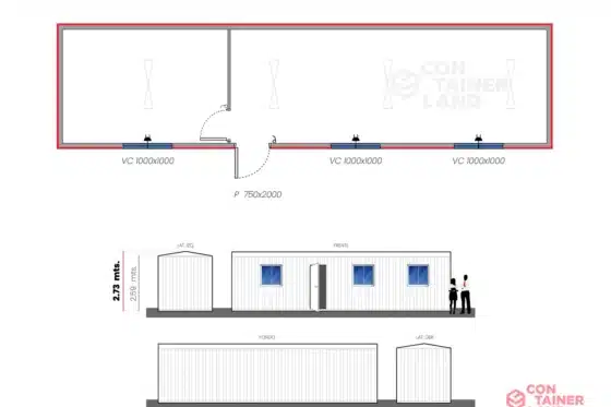 25 M2  |  Oficina doble