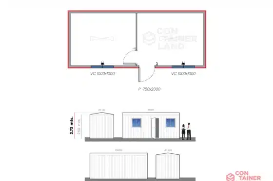 15 M2  |  Oficina 2 ambientes