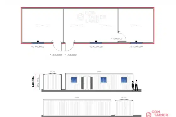 33 M2 | 3 Oficinas